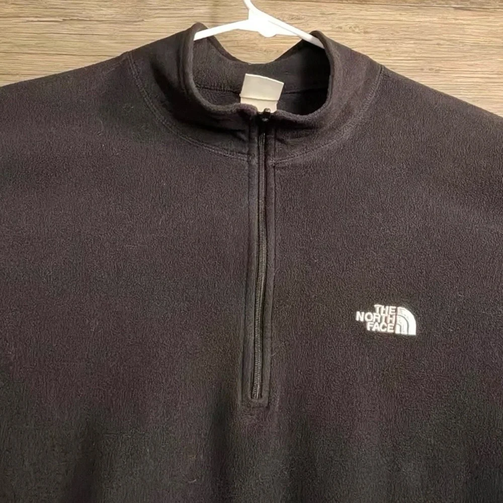 The North Face Black Quarter Zip Pullover - Picture 6 of 7